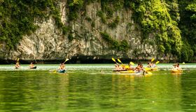 Your kayak, your crew, your Halong story begins